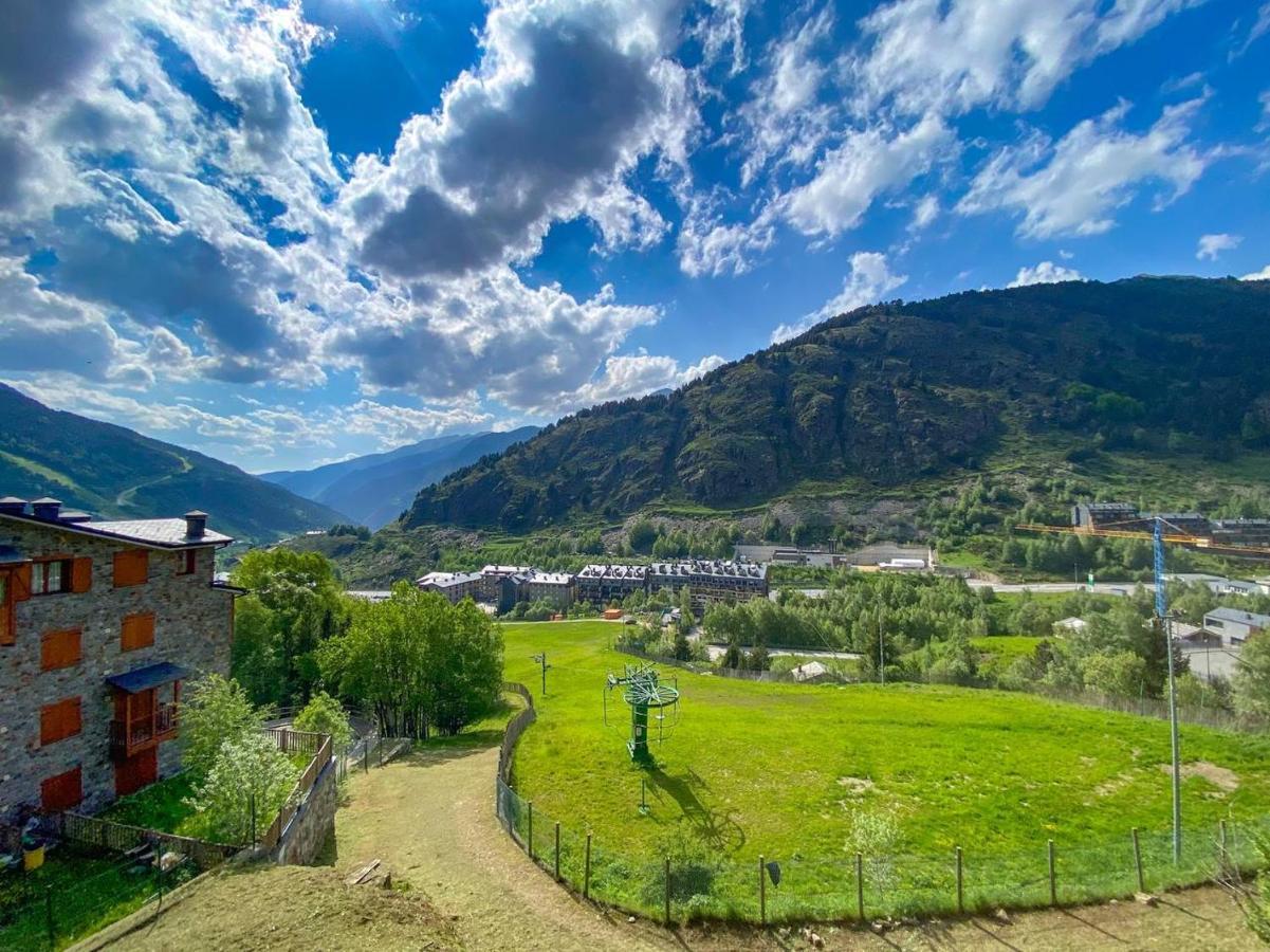 Apartamento Naturaleza En Soldeu - Disfruta En Familia De Terraza Con Vistas - Parking Gratis